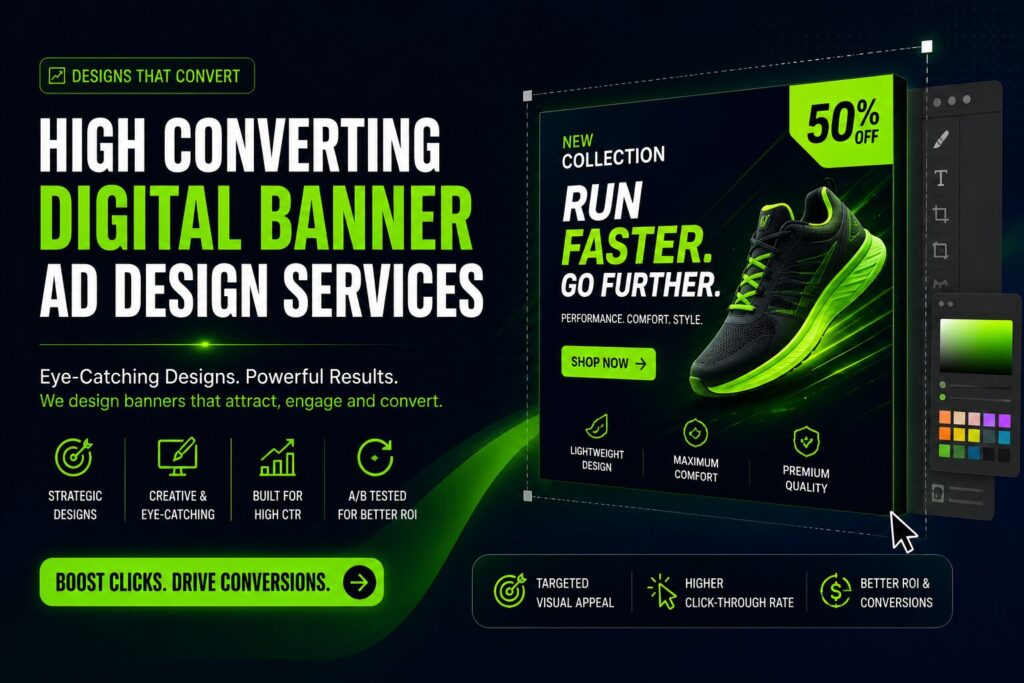 High converting digital banner ad design services