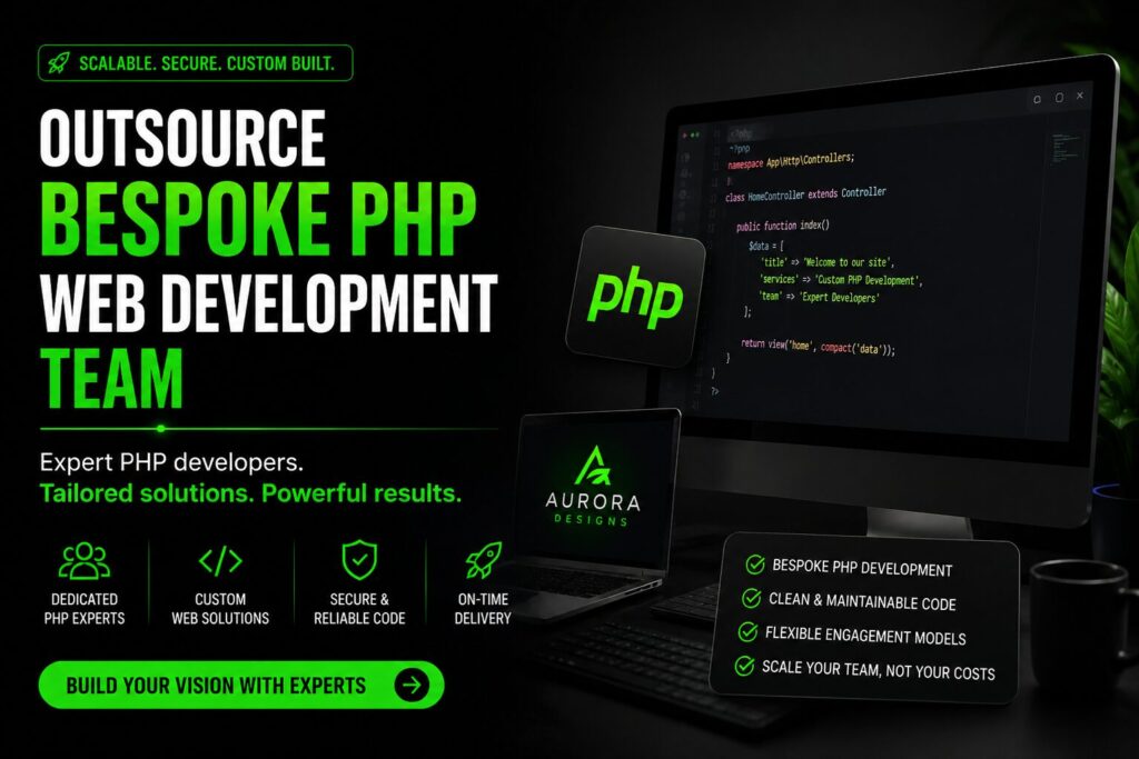 Outsource bespoke PHP web development team